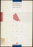Plan provincial de formación del profesorado. Curso 1991-1992 (Melilla)
