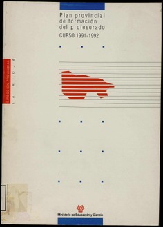 Plan provincial de formación del profesorado. Curso 1991-1992 (La Rioja)