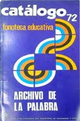 Catálogo de archivo de la palabra del Servicio Público del Ministerio de Educación y Ciencia