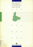 Plan provincial de formación del profesorado. Curso 1992-1993. Dirección Provincial de Valladolid