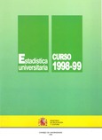 Estadística universitaria. Curso 1998-99