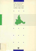 Plan provincial de formación del profesorado. Curso 1992-1993. Dirección Provincial de Zaragoza