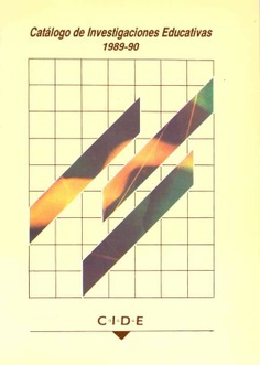Catálogo de investigaciones educativas 1989-1990