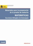 Materiales para la preparación de la prueba de maturita. Matemáticas. Secciones Bilingües de Eslovaquia