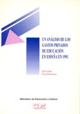 Un análisis de los gastos privados de educación en España en 1991