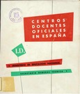 Centros Docentes Oficiales en España