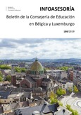 Infoasesoría nº 186. Boletín de la Consejería de Educación en Bélgica, Países Bajos y Luxemburgo