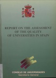 Report on the assessment of the quality of universities in Spain