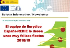 Boletín informativo nº 11 Navidad 2018. Eurydice España - rediE