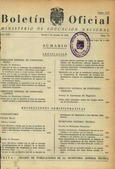 Boletín Oficial del Ministerio de Educación Nacional año 1964-4. Resoluciones Administrativas. Números del 79 al 105 e índice 4º trimestre