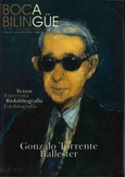Boca Bilingüe nº 14. Revista de cultura en español y portugués. Gonzalo Torrente Ballester
