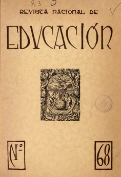 Revista nacional de educación nº 68. 1947