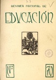 Revista nacional de educación nº 70. 1947