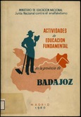 Actividades de educación fundamental en la provincia de Badajoz