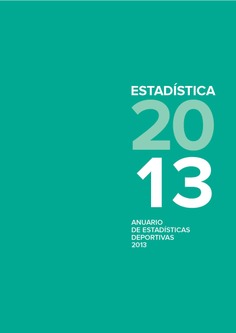 Anuario de estadísticas deportivas 2013