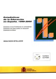 Estadísticas de la educación en España. 1999-2000