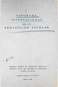 I Panorama internacional de la protección escolar