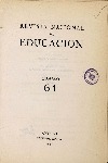 Revista nacional de educación nº 61. 1946