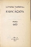Revista nacional de educación nº 60. 1946