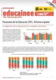 Boletín de educación educainee nº 45. Panorama de la Educación 2015. Informe español