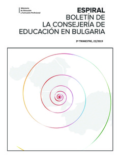 Espiral nº 22. Boletín de la Consejería de Educación en Bulgaria