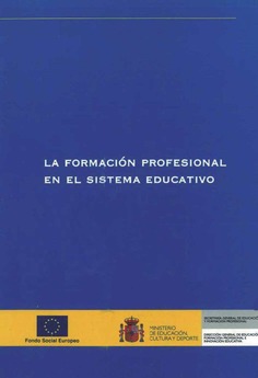 La formación profesional en el sistema educativo