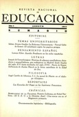 Revista nacional de educación nº 8. Agosto 1941