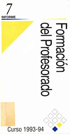 Formación del profesorado, curso 1993-94