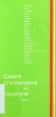 Cours d'etrangers en Espagne 1979-80