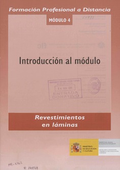 Formación profesional a distancia. Revestimientos en láminas