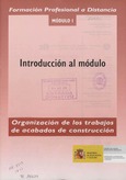 Formación profesional a distancia. Organización de los trabajos de acabados de construcción