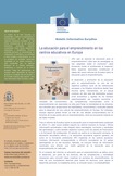 Boletín informativo Eurydice nº 2. La educación para el emprendimiento en los centros educativos en Europa - Edición 2016