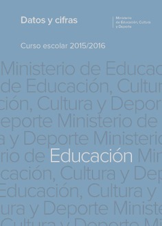 Datos y cifras. Curso escolar 2015/2016