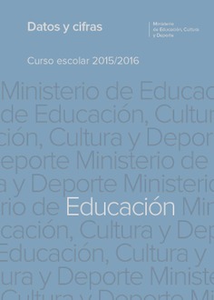 Datos y cifras. Curso escolar 2015/2016