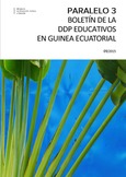 Paralelo 3 nº 1. Boletín de la Dirección de Programas Educativos en Guinea Ecuatorial