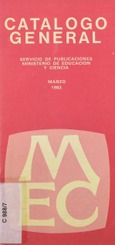 Catálogo general. Marzo 1983