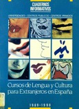 Cursos de lengua y cultura para extranjeros en España (1989-1990). Universidades - Centros Públicos - Centros Privados