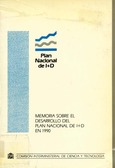 Memoria sobre el desarrollo del Plan Nacional de I+D en 1990