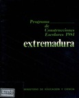 Programa de construcciones escolares 1981. Extremadura