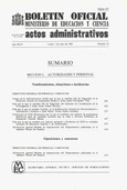 Boletín Oficial del Ministerio de Educación y Ciencia año 1985-2. Actos Administrativos. Números del 26 al 52 e índice 2º trimestre