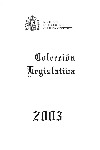 Colección legislativa año 2003