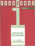 Estudios en España II. Nivel universitario