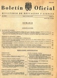 Boletín Oficial del Ministerio de Educación y Ciencia año 1971-2. Resoluciones Administrativas. Números del 26 al 51 e índice 2º trimestre