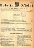 Boletín Oficial del Ministerio de Educación y Ciencia año 1971-3. Resoluciones Administrativas. Números del 52 al 78 e índice 3º trimestre