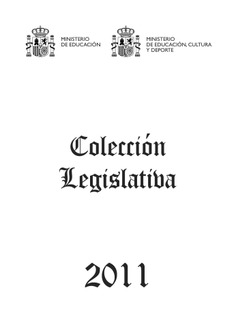 Colección Legislativa año 2011.