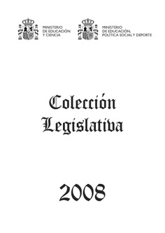 Colección Legislativa año 2008.