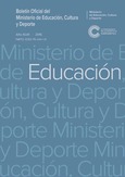 Boletín Oficial del Ministerio de Educación, Cultura y Deporte año 2016. Actos Administrativos. Números del 1 al 4.