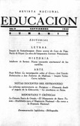 Revista nacional de educación nº 21. Septiembre 1942