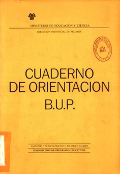 Cuaderno de orientación B.U.P.