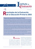 Apuntes del Instituto de Evaluación. Resumen informativo nº 1. Resultados de la evaluación de la educación primaria 2003